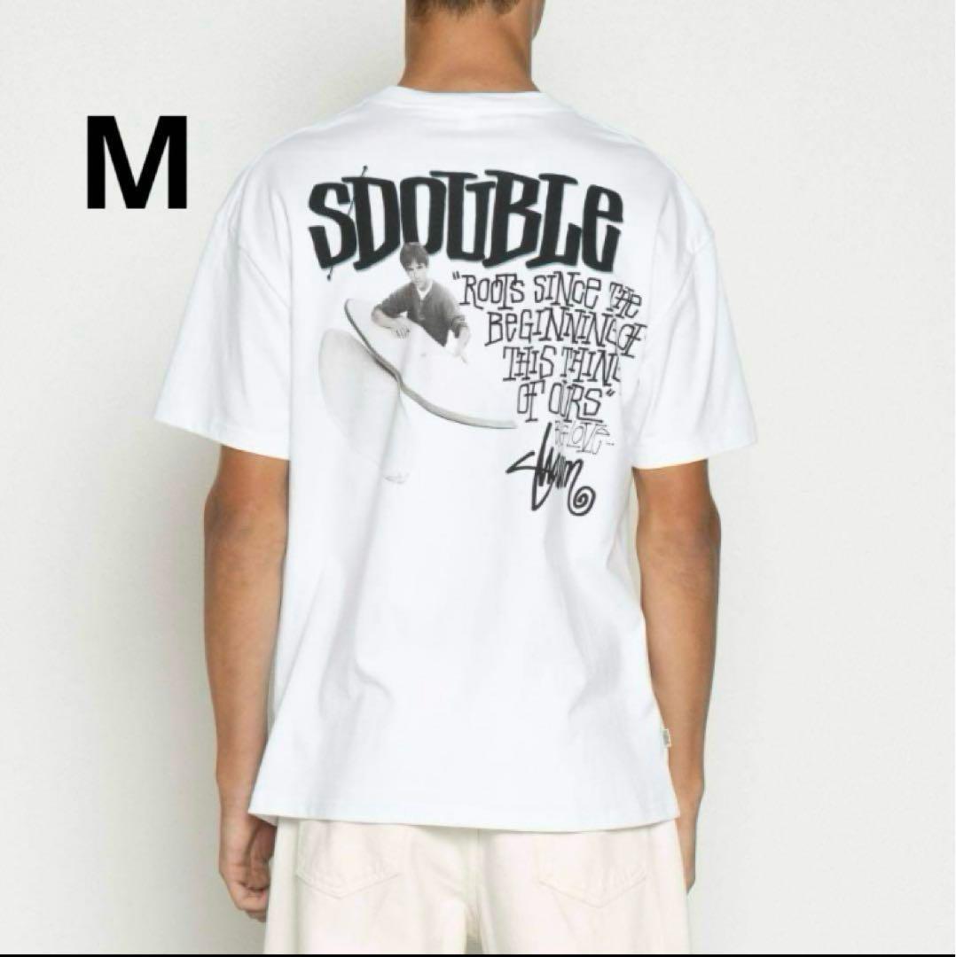 日本未発売！！【M】S/Double エスダブル 半袖Tシャツ 白