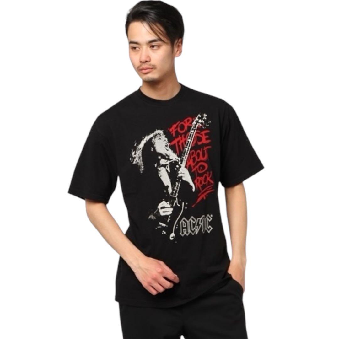 希少 新品 17SS ヒステリックグラマー ROCK プリント Tシャツ L 黒