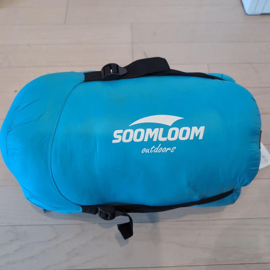 SOOMLOOM 寝袋 青 SOOMLOOM アウトドア寝袋 青