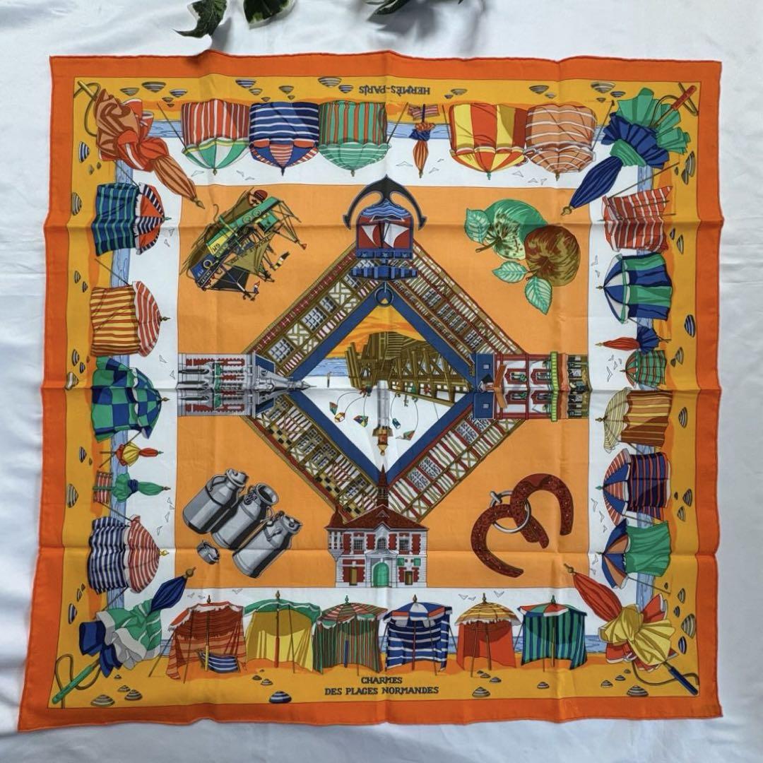 エルメス　カレ70　CHARMES DES PLAGES NORMANDES