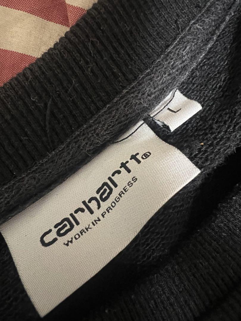 carhartt ブラック スウェット トレーナー