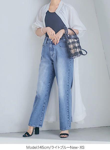 田中亜希子さんコラボ ハイウエストワイドデニムパンツ