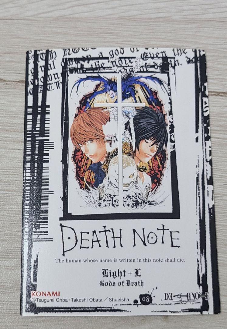 デスノート　トレーディングカード　ホログラム加工　DEATH NOTE