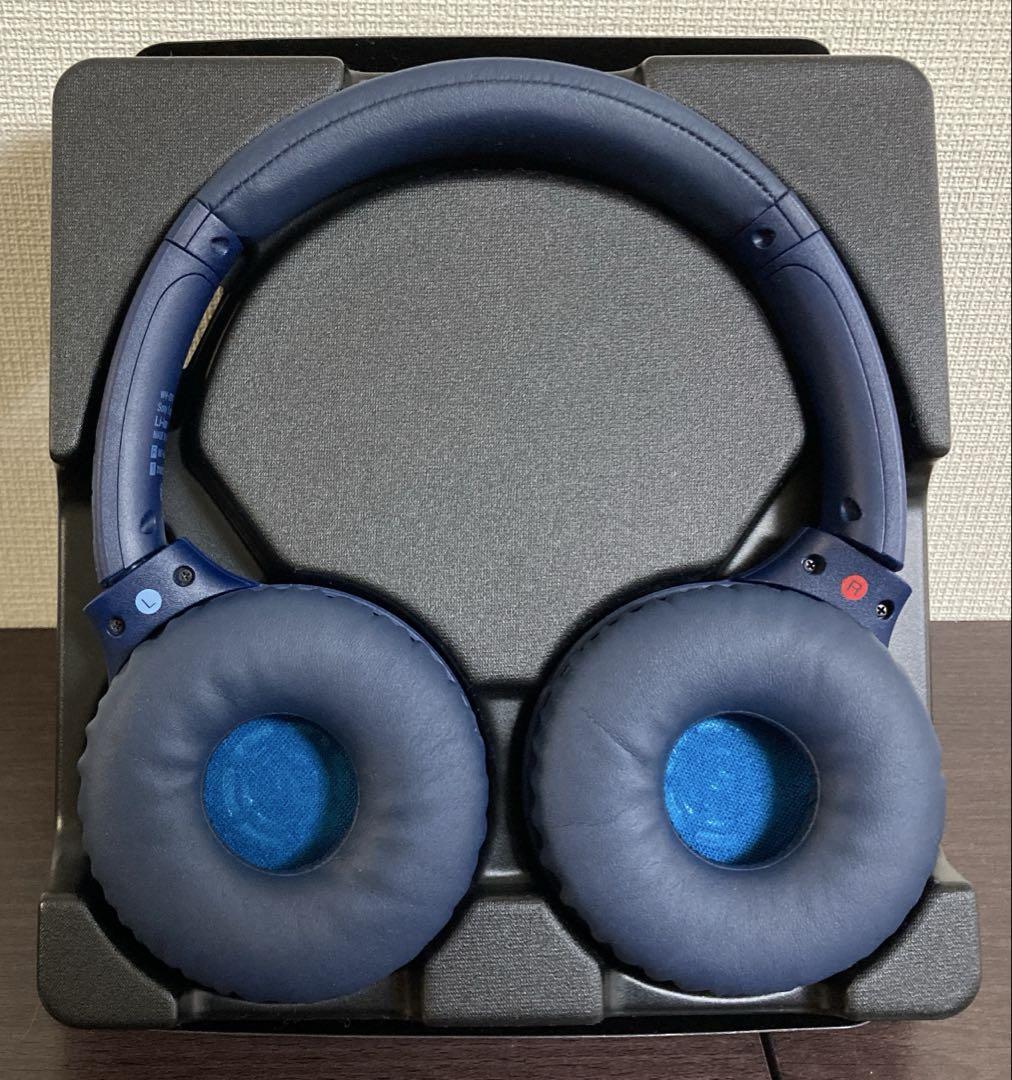 【美品】SONY WH-XB700 ツイステ オクタヴィネル　ヘッドホン　ブルー SONY WH-XB700 ツイステ オクタヴィネル ヘッドホン ブルー