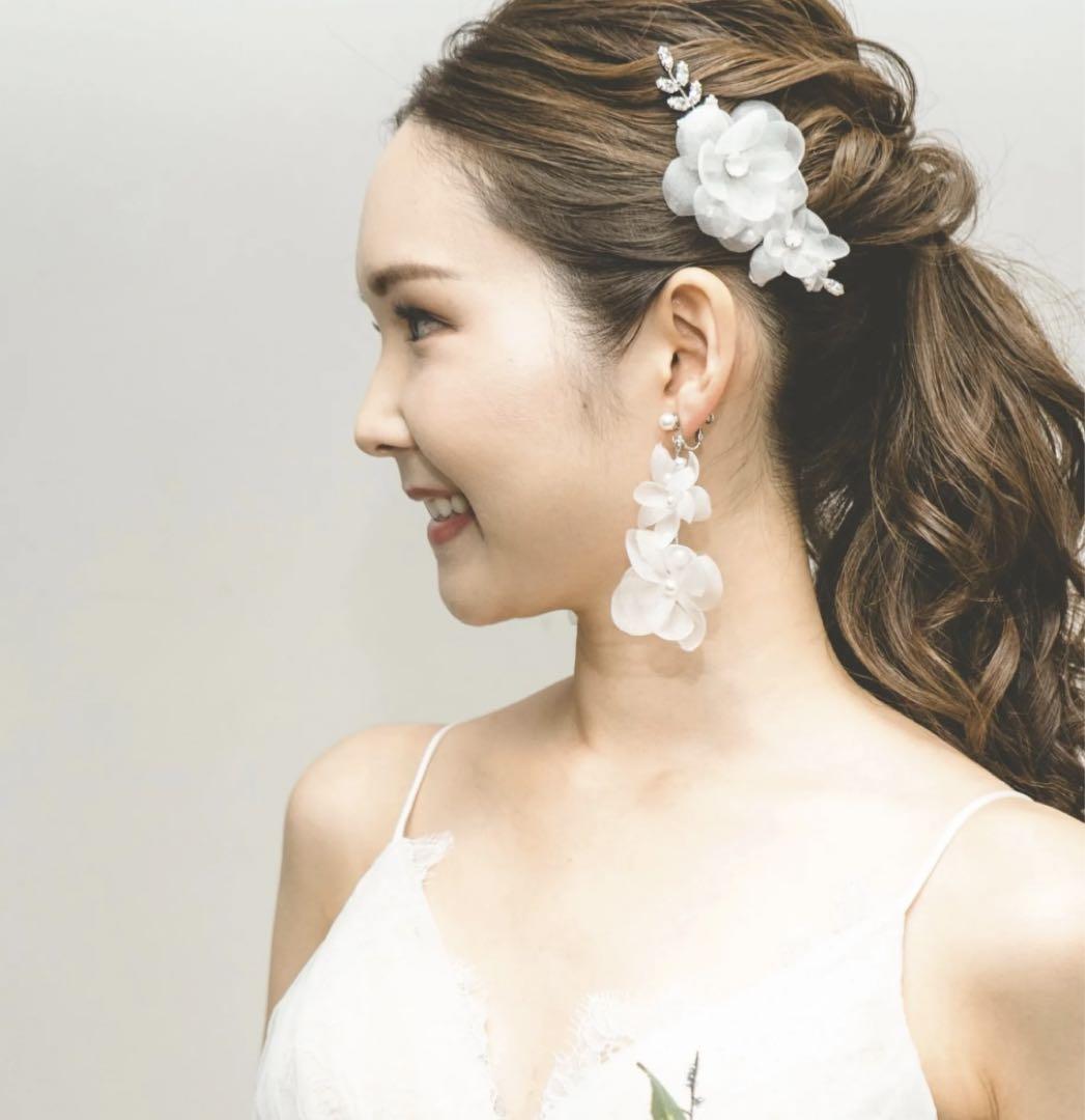 【美品✨️】エリザベスバウアー Flutter Pearl Drop ピアス