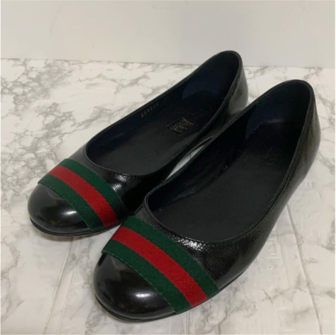 逆輸入 GUCCI シェリーライン ローファー パンプス シューズ
