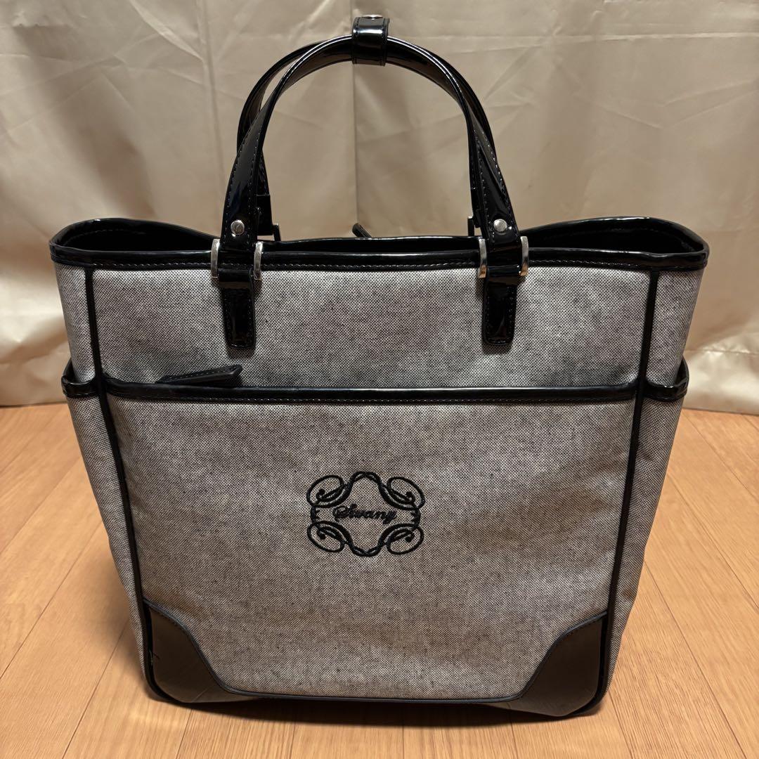 極美品】SWANY キャリーバッグ モノグラムライン エナメル 4輪
