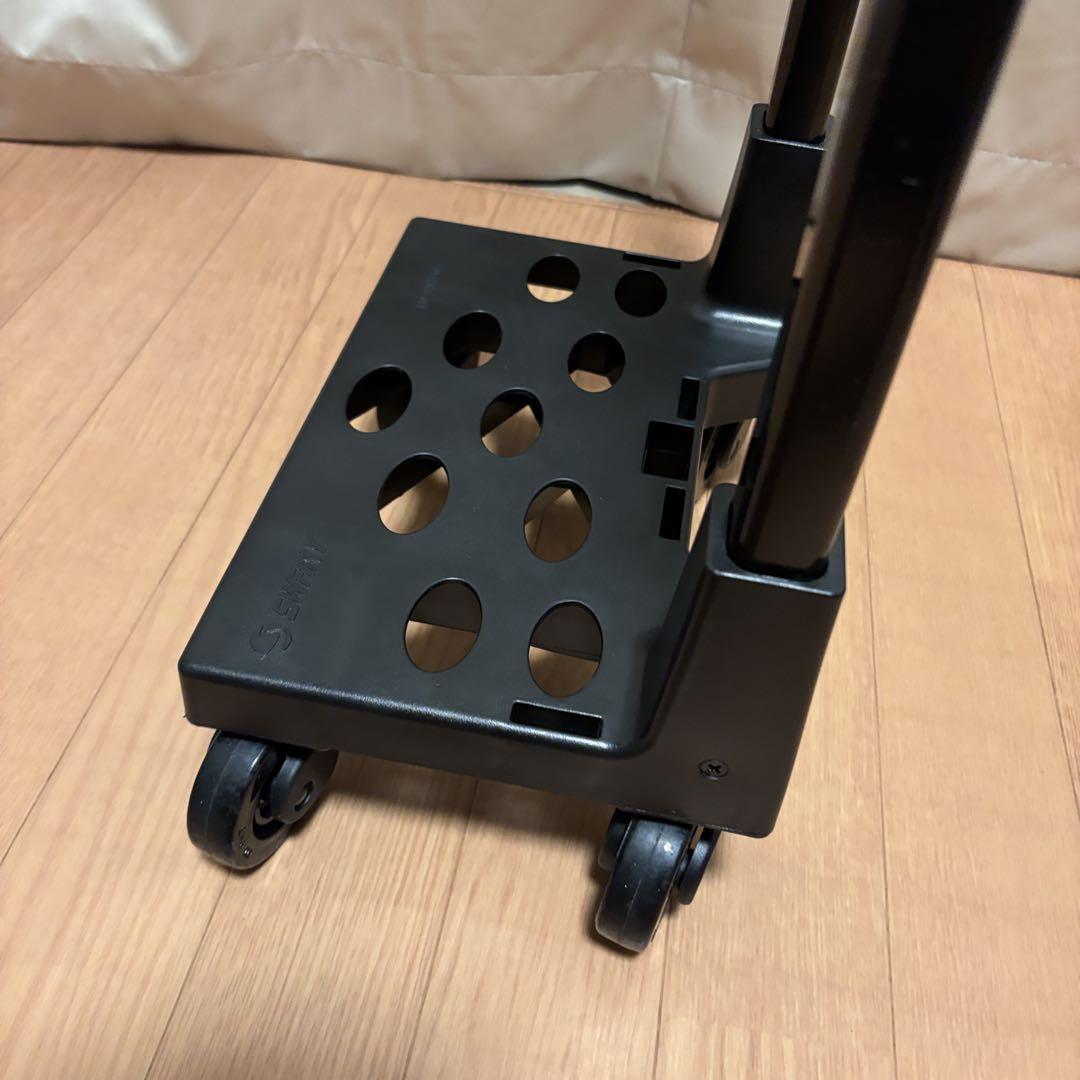 極美品】SWANY キャリーバッグ モノグラムライン エナメル 4輪