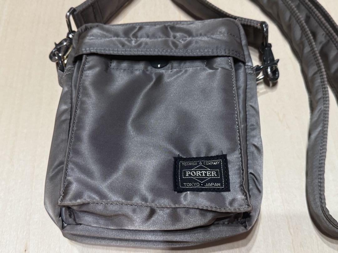 PORTER 限定PX TANKER VERTICALショルダーバッグ グレー