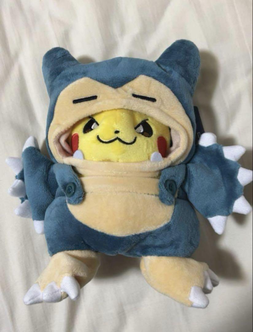 カビゴン ぬいぐるみ ピカチュウデザイン ポケモンスリープ カビゴン & ピカチュウ ぬいぐるみ - メルカリ