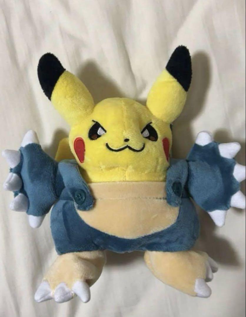 ポケモン ぬいぐるみ ピカチュウ カビゴンコスチューム 4Way