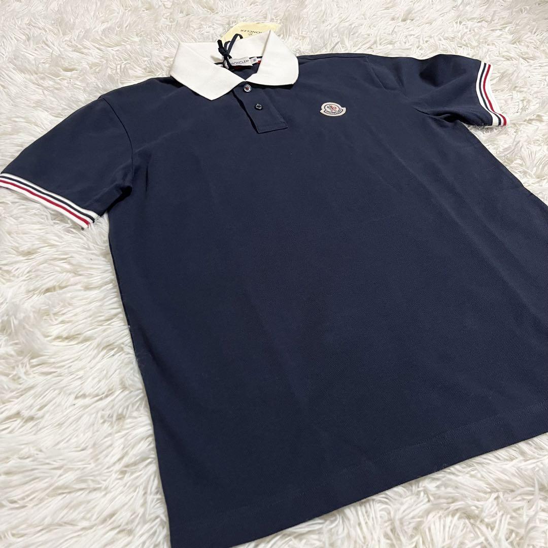 【新品】 MONCLER モンクレール 20ss ポロシャツ トリコロールライン