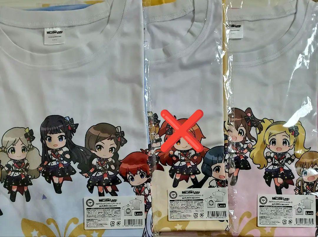 3点 セット アイドルマスター ミリオンライブ! フルグラフィックTシャツ