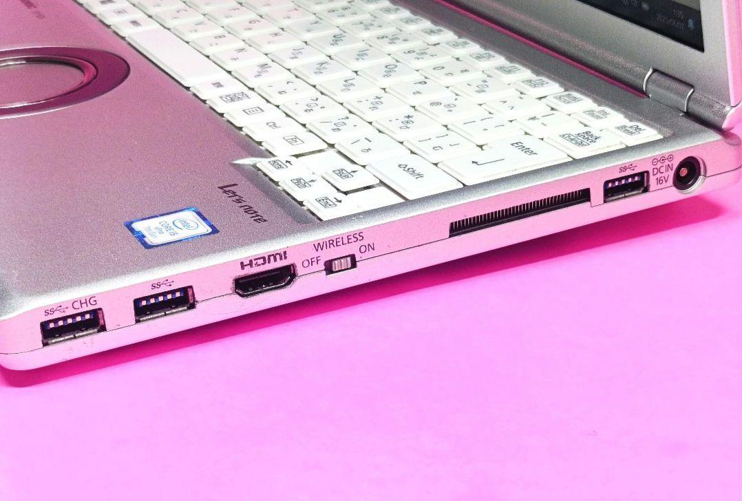 小型超軽量‎‼️8GB✨i5✨SSD256✨カメラ付レッツノートパソコン✨設定済