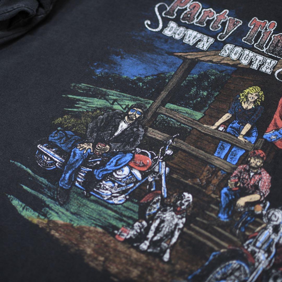 古着 90's シングルステッチ プリントTシャツ フェード Tシャツ