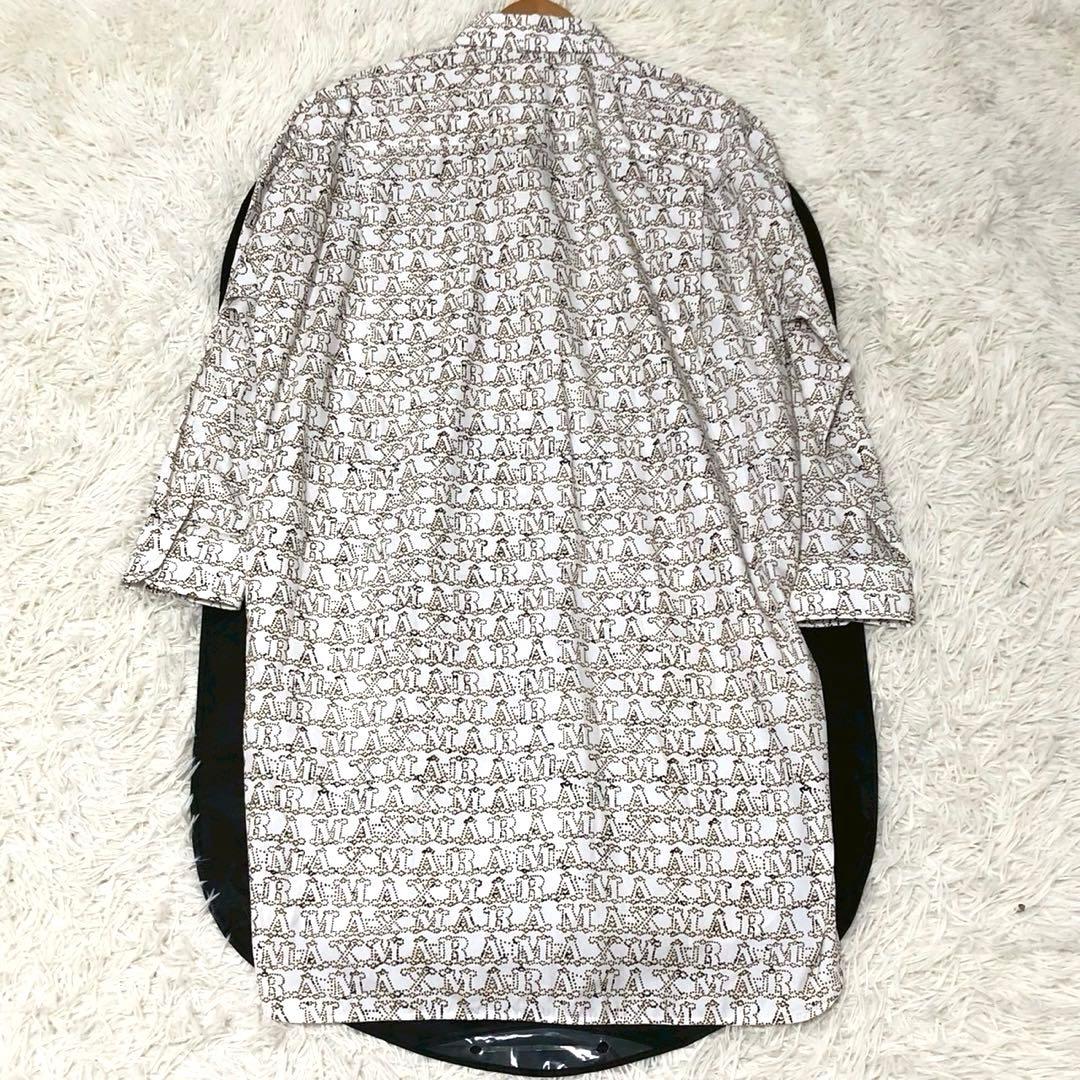 美品◎現行◎MAX MARA シャツワンピース モノグラム レディース 美品◎現行◎MAX MARA シャツワンピース モノグラム レディース