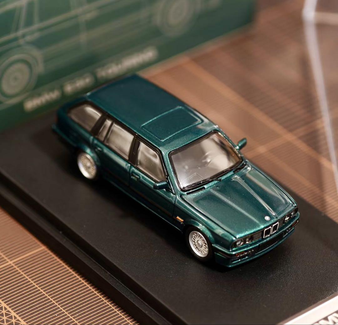 Mrortal 1/64 BMW E30 TOURING ダークグリーン