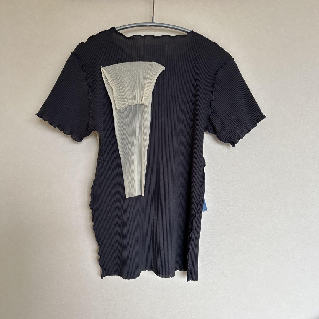 kotohayokozawa アシンメトリック半袖Tシャツ