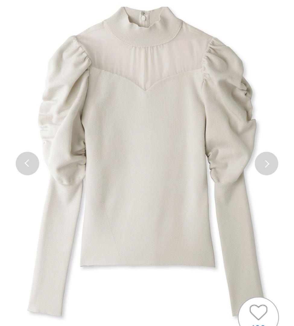 GIVENCHY エレガントなケープがかかるシルクシフォンカットソー