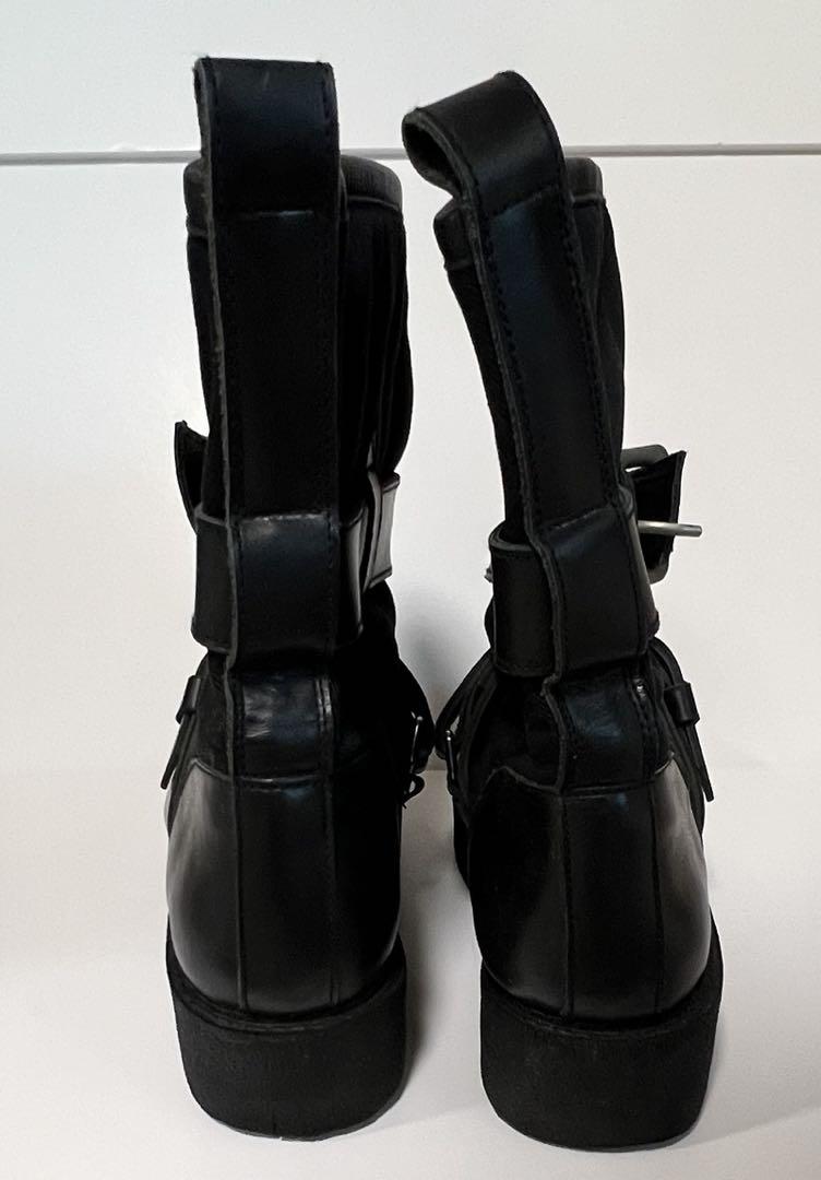 ktz 厚底　ベルトブーツ