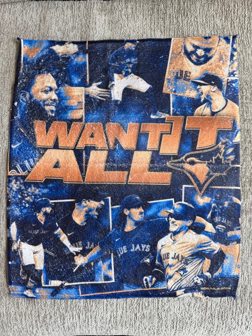 ワールドシリーズ ブルージェイズ タオル