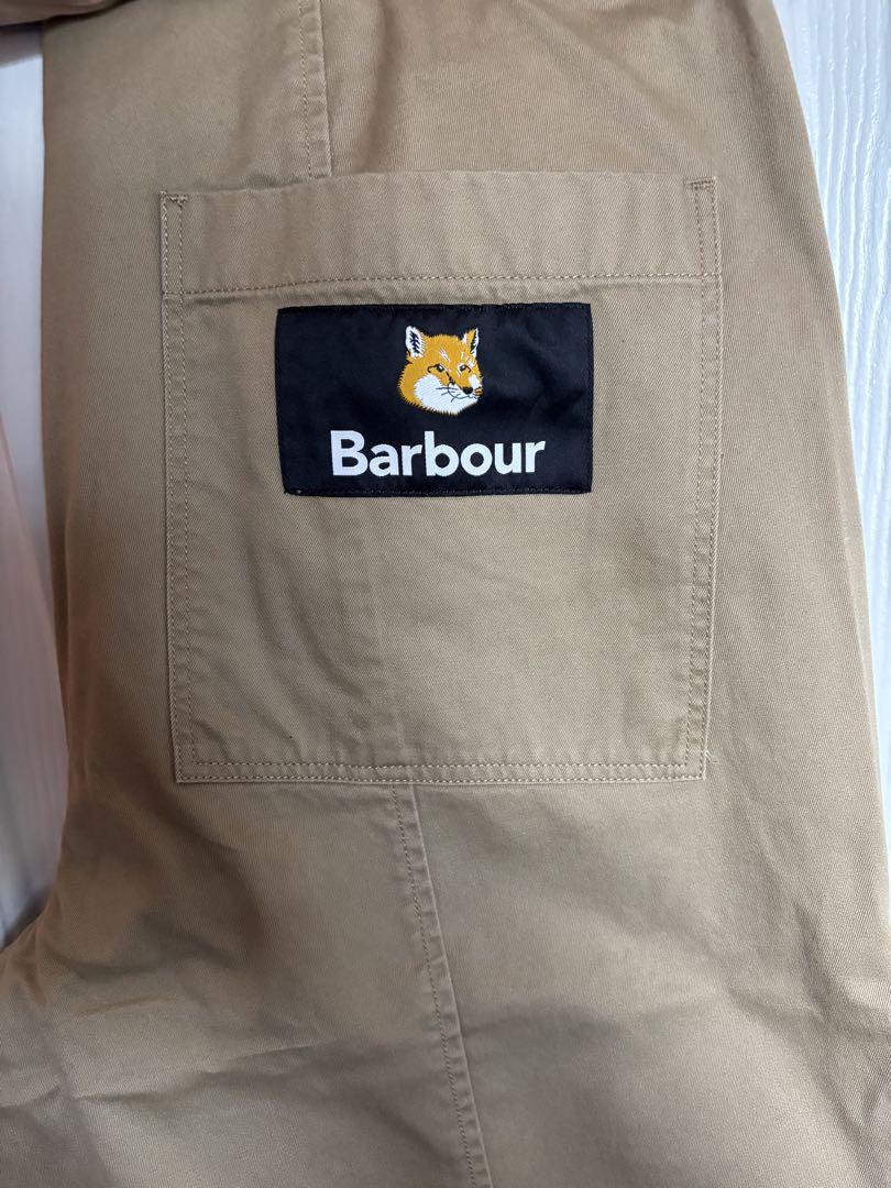Barbour ベージュ カーゴパンツ