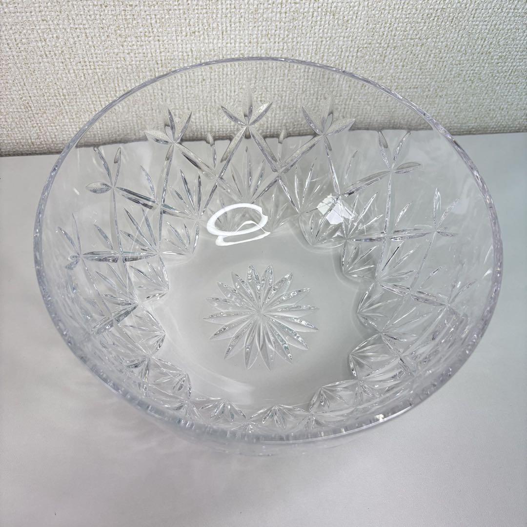 TIFFANY/ティファニー サラダボウル 特大 切子模様 激レア Tiffany & Co. ティファニー サラダボウル 特大 ガラス