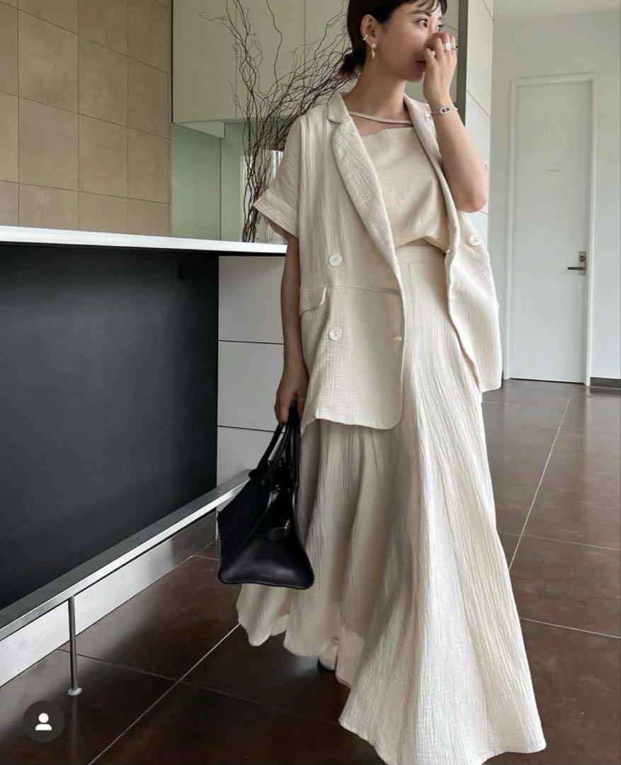 stitch work double gaze tailored jk/sk