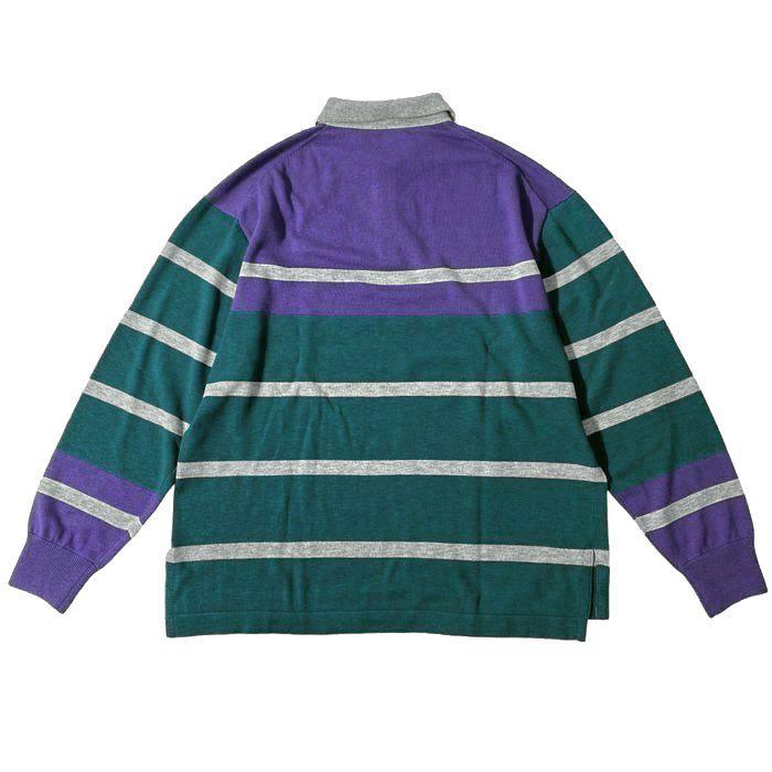 WOOLRICH ウールリッチ 定2.4万 ニットラガーポロ シャツ M