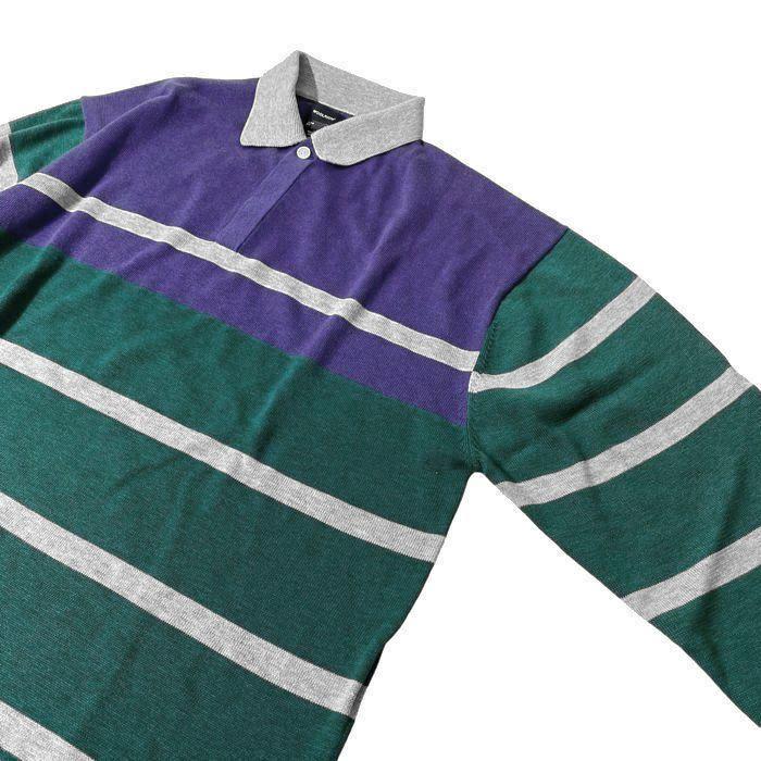 WOOLRICH ウールリッチ 定2.4万 ニットラガーポロ シャツ M
