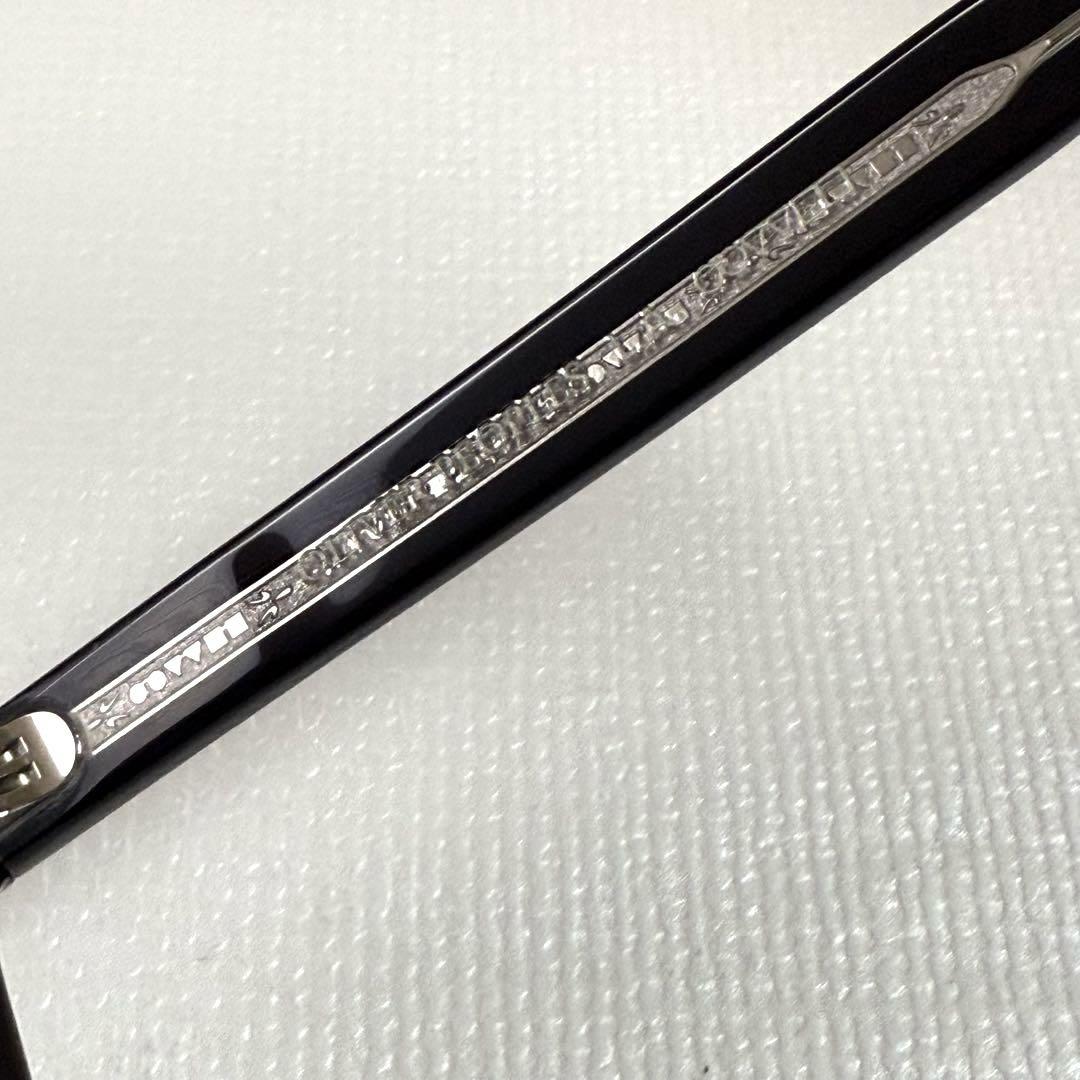 オリバーピープルズ シェルドレイク 49-22 145 ブラック ジョニーデップ