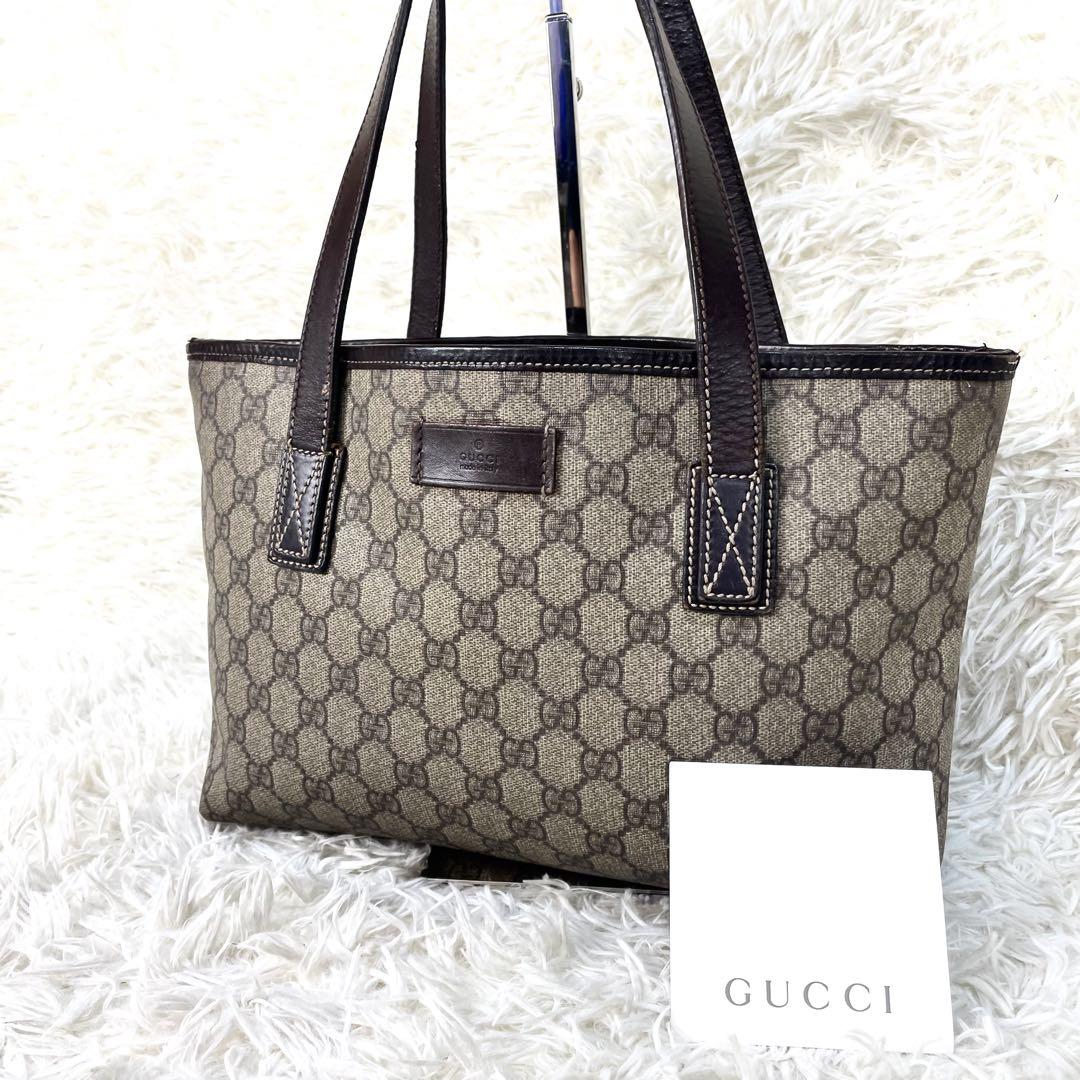 GUCCI グッチ トートバッグ ハンドバッグ 肩掛け PVC GGスプリーム GUCCI グッチ トートバッグ ハンドバッグ 肩掛け PVC GGスプリーム