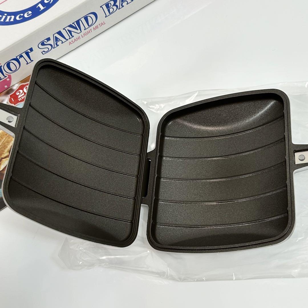 未使用 アサヒ軽金属 ホットサンドべーカー レシピブック付き