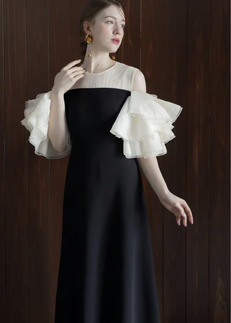 ACKA organdy frill dress レディース