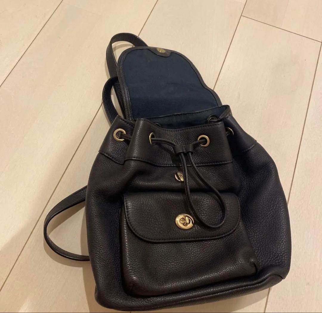coach リュック　ブラック　美品　SALE*・゜