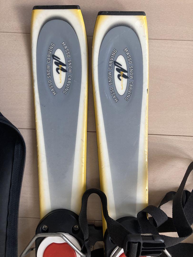 特売 ショートスキー板、収納袋、ストック スキー