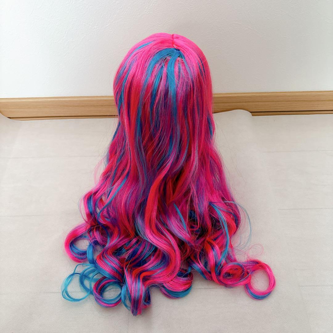 早い者勝ち❣️子供 かつら ウィッグ ピンク×水色 アリエル プリンセス 早い者勝ち❣️子供 かつら ウィッグ ピンク×水色 アリエル プリンセス