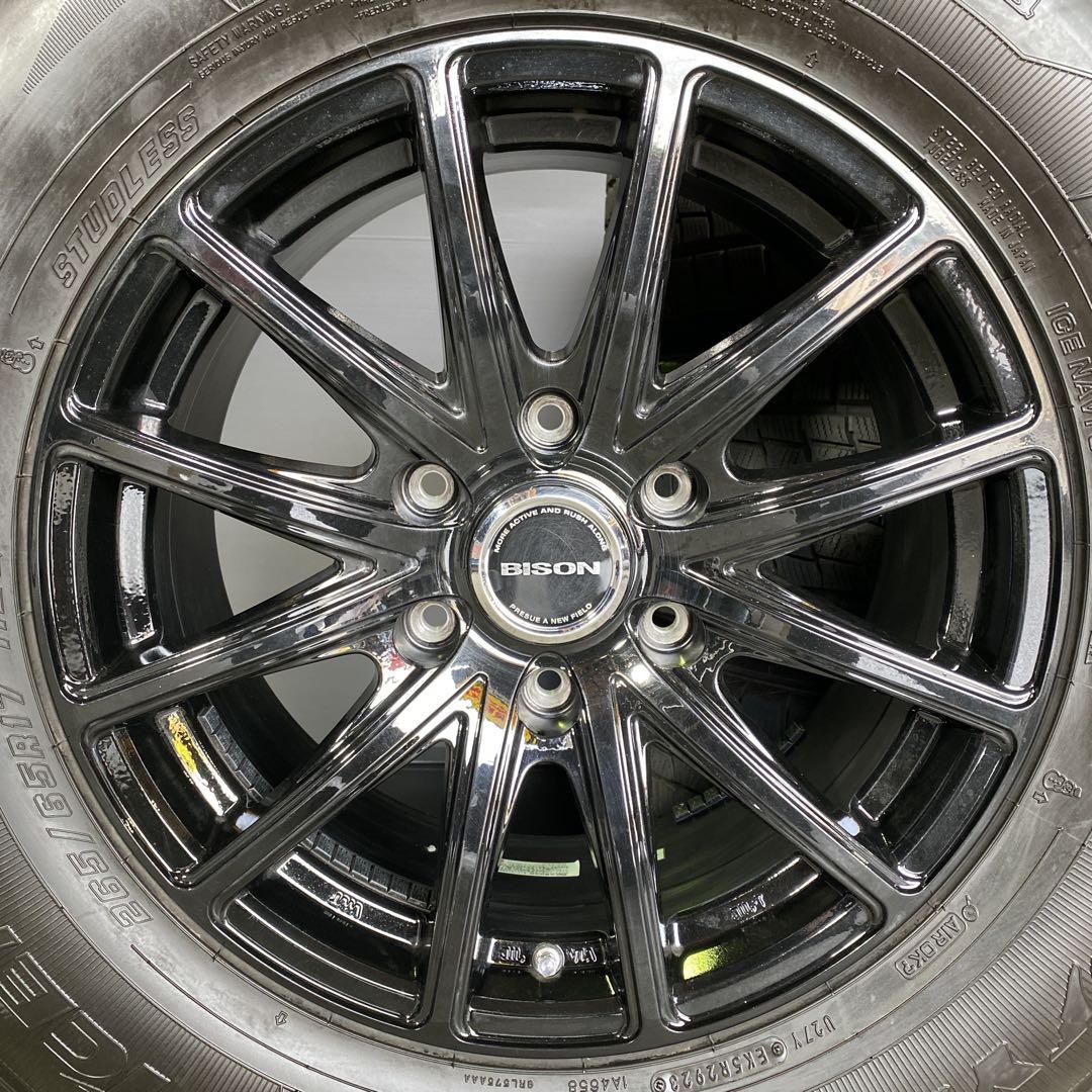 バリ溝‼️グッドイヤースタッドレスセット2023年製265/65R17プラド等 バリ溝‼️グッドイヤースタッドレスセット2023年製265/65R17プラド等