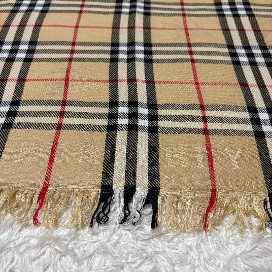 BURBERRY LONDON バーバリー大判 カシミヤ シルク ストール BURBERRY LONDON バーバリー大判 カシミヤ シルク ストール