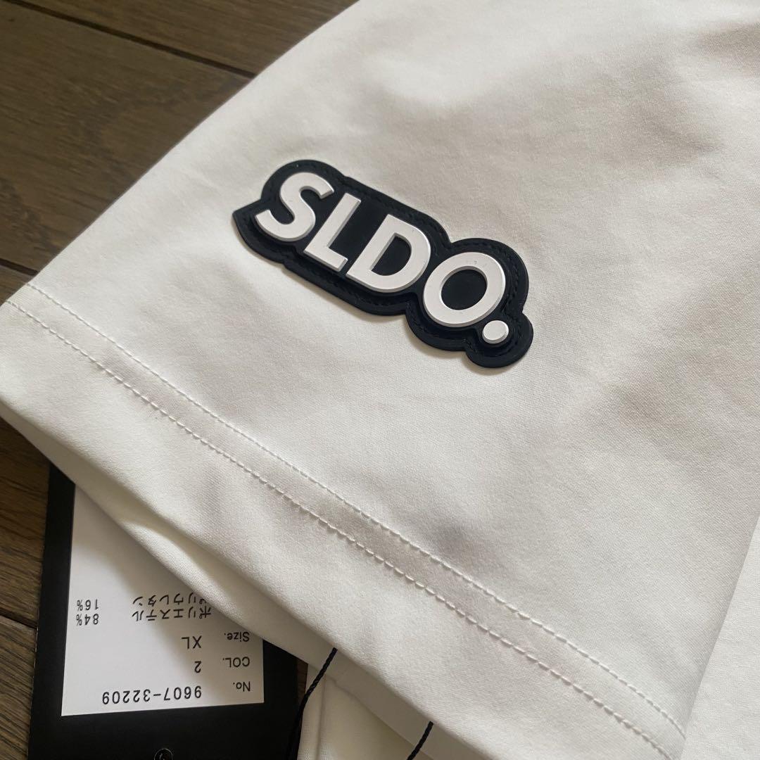 SLDO.エスルド ゴルフ モックネック シャツ ホワイト XL メンズ