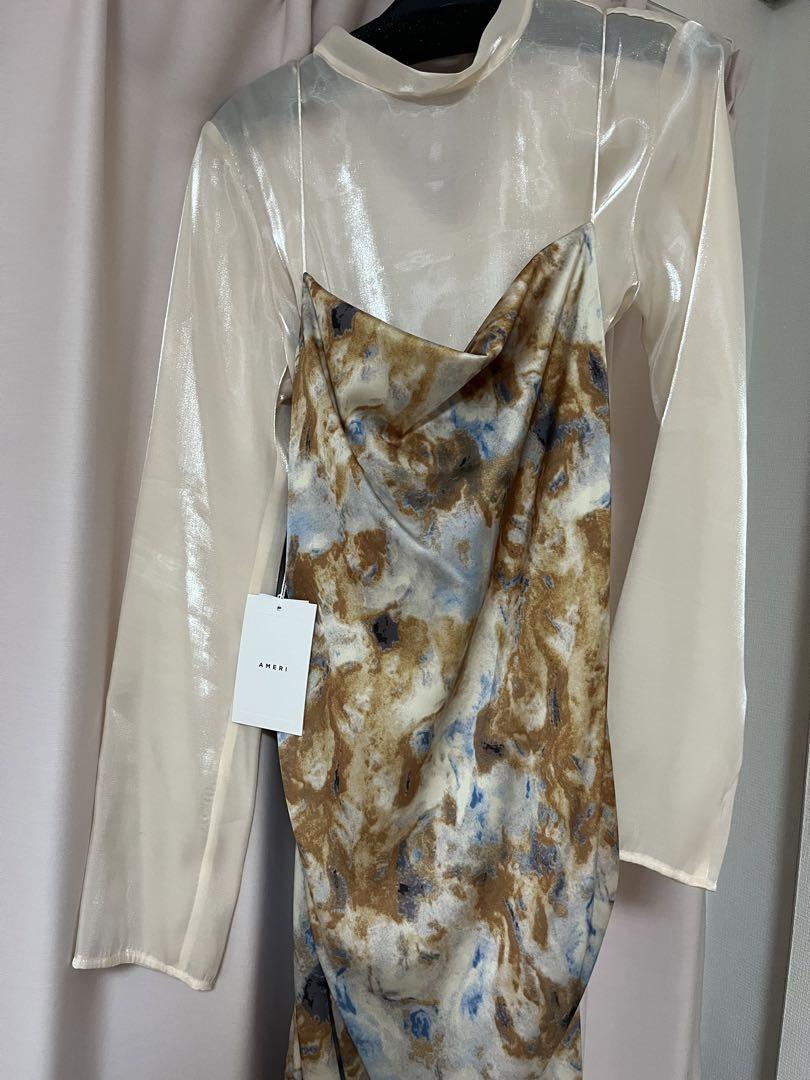 Ameri（アメリ）の「MOYA NUANCE DRESS（ドレス）」 - WEAR