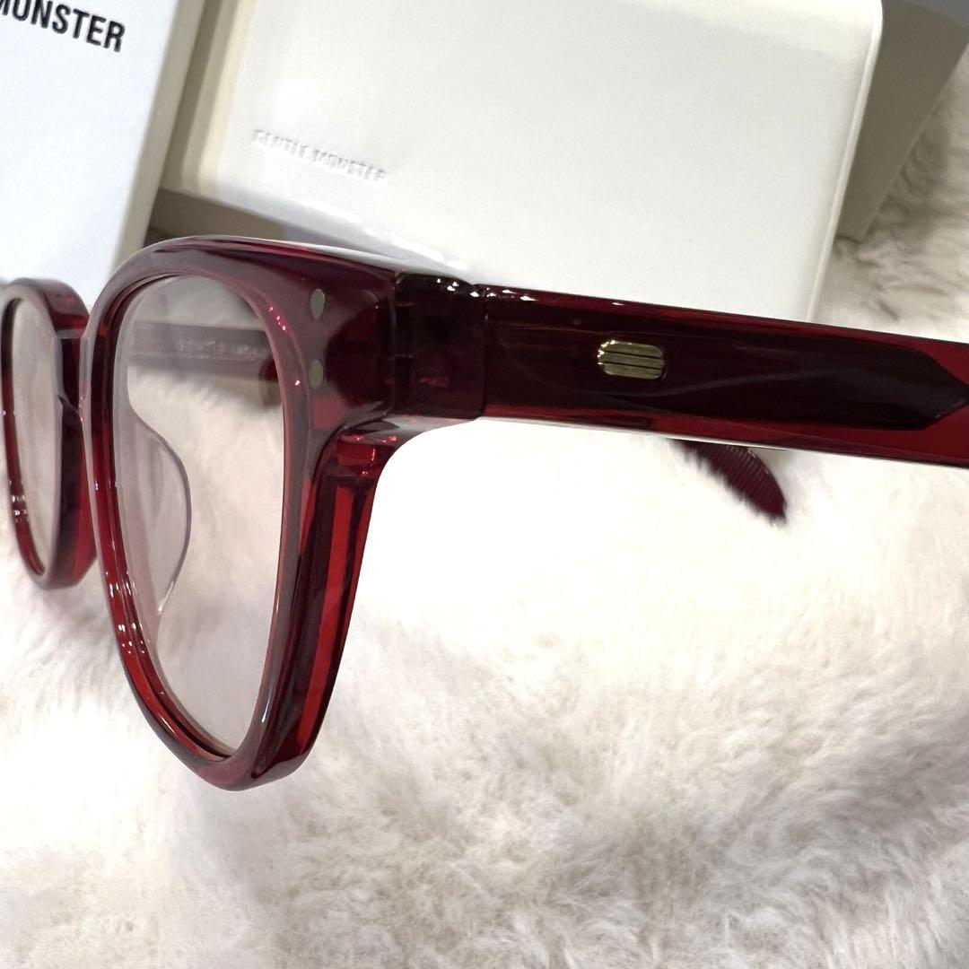 極美品✨付属有❗️Gentle Monster RC1 サングラス　赤　48□23