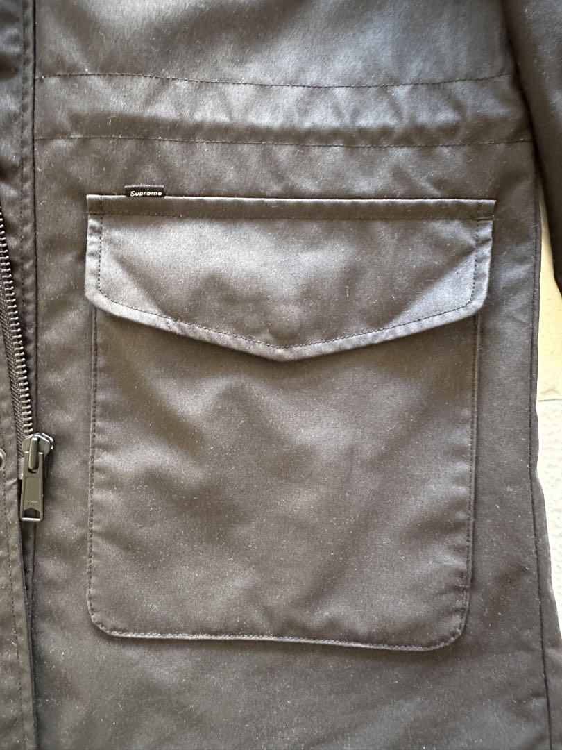 ジャケット・アウター 2014fw Supreme Dry Wax Barn Coat Black L