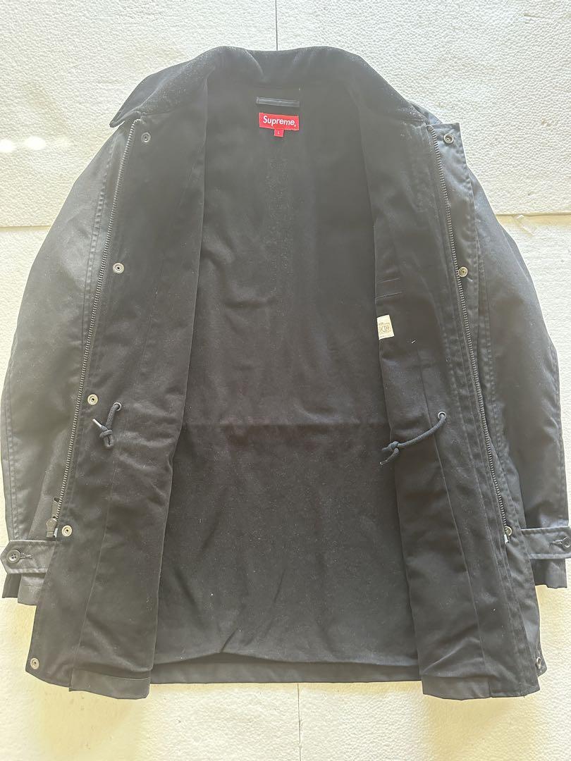 2014fw Supreme Dry Wax Barn Coat Black L - メルカリ