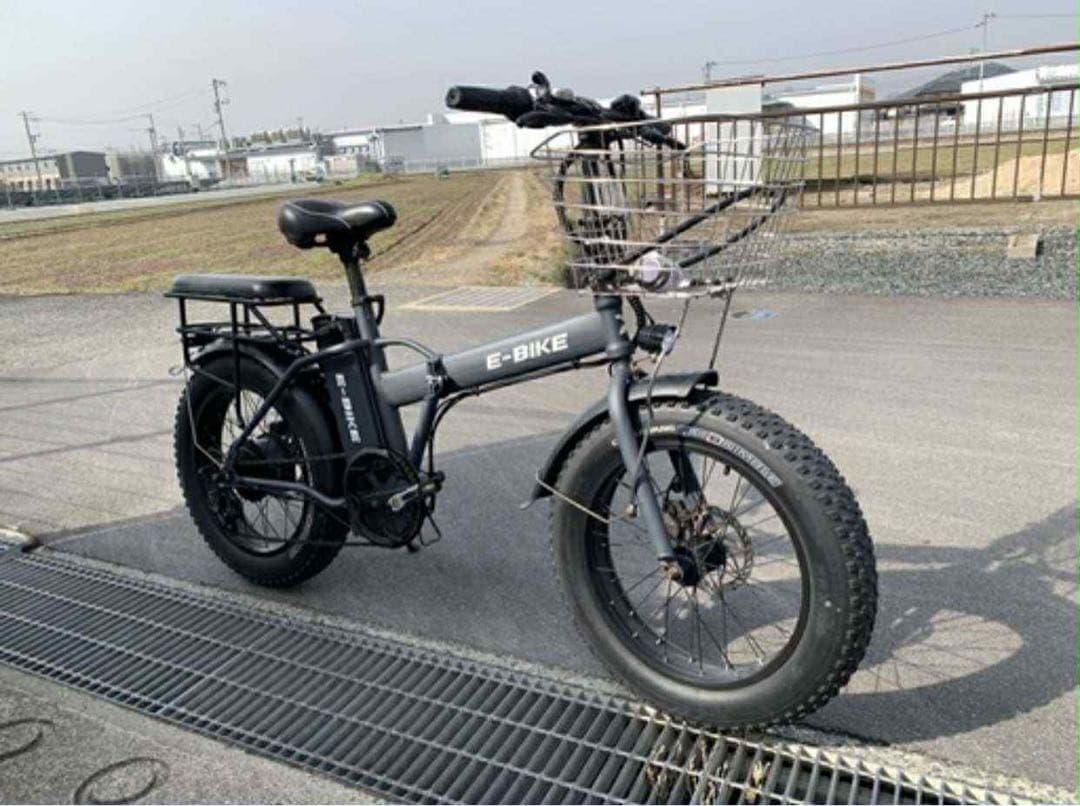 E-BIKE 電動アシスト自転車 ブラック