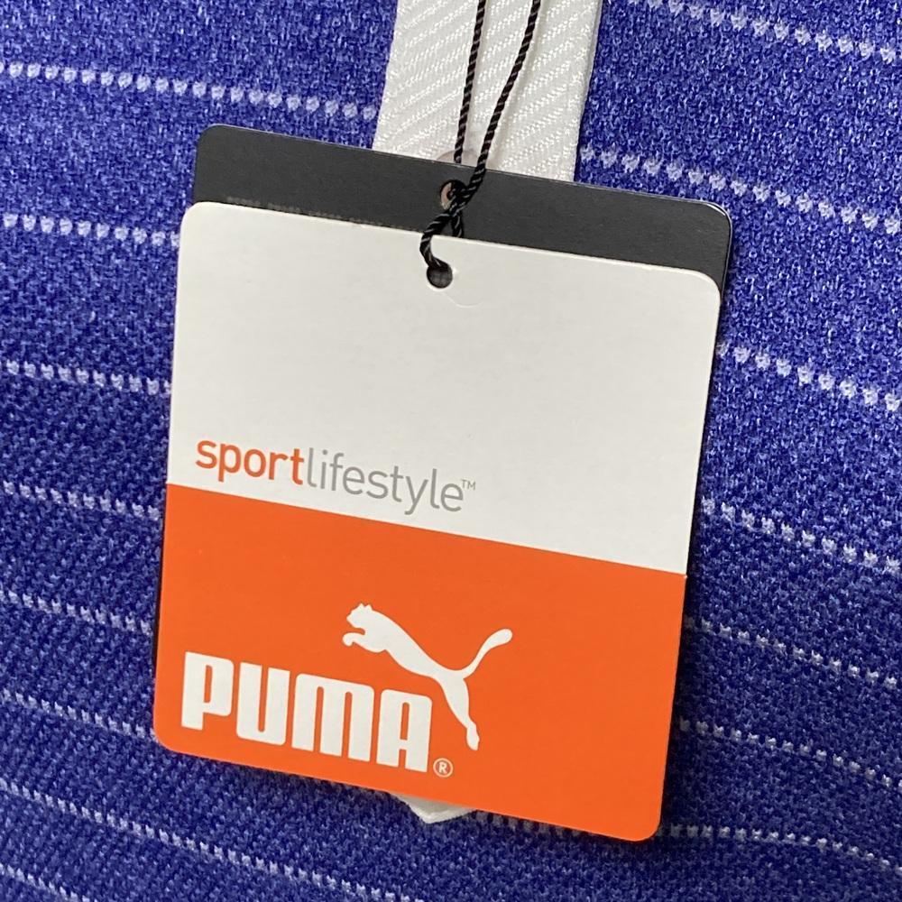【GOLFウェア】未使用 PUMA ポロシャツ ワンピース 半袖 刺繍 Lサイズ