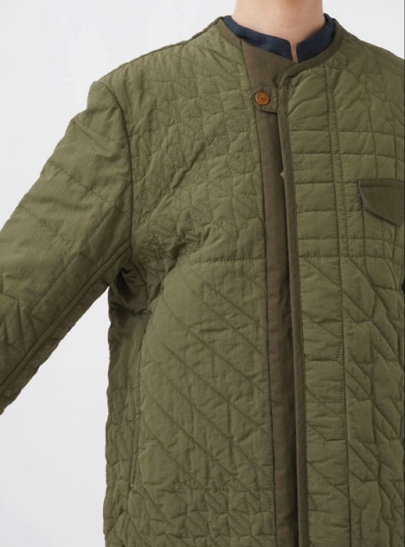 キルト ボトル襟