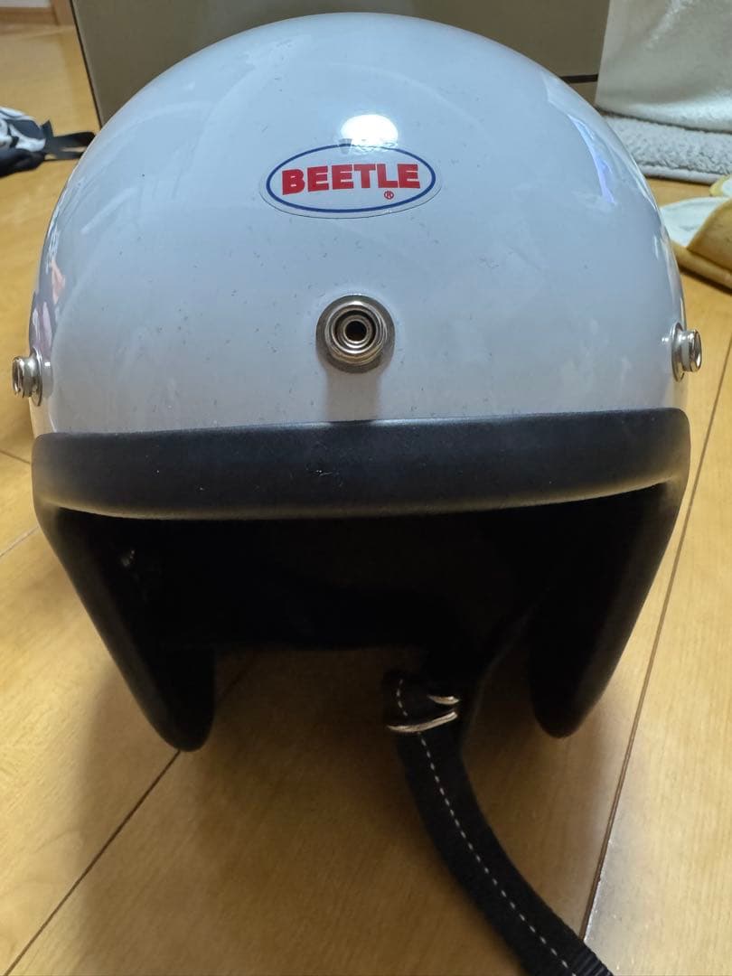 BEETLE ホワイト ジェットヘルメットLサイズ