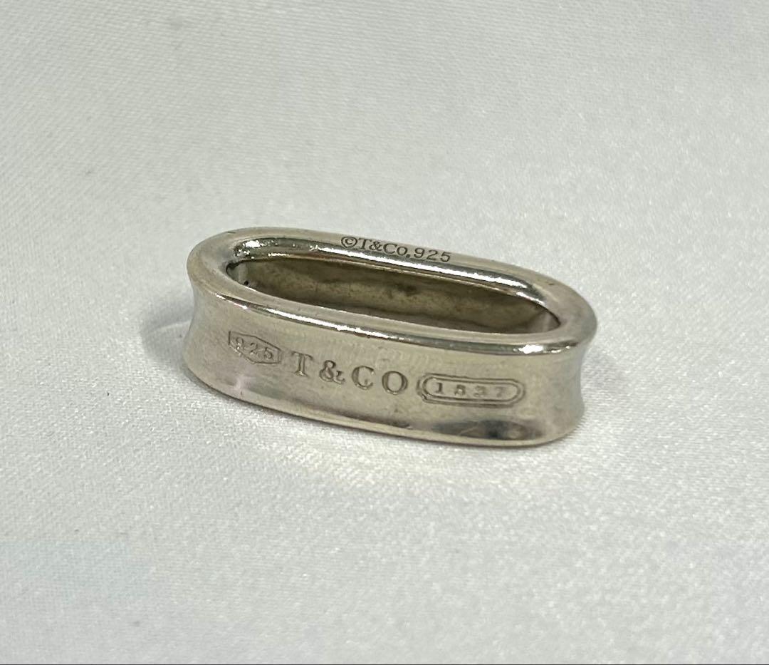 半額 50％OFFの通販 ①Tiffany&Co. ティファニー スカーフリング ペントップ 1837 アクセサリー