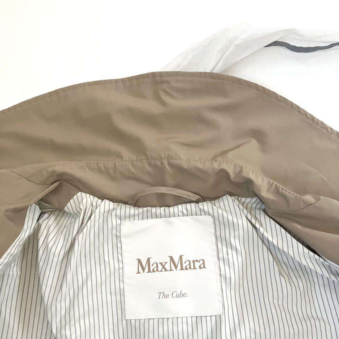 美品 Max Mara The Cube ベルテッドコート2023 近年 タフタ